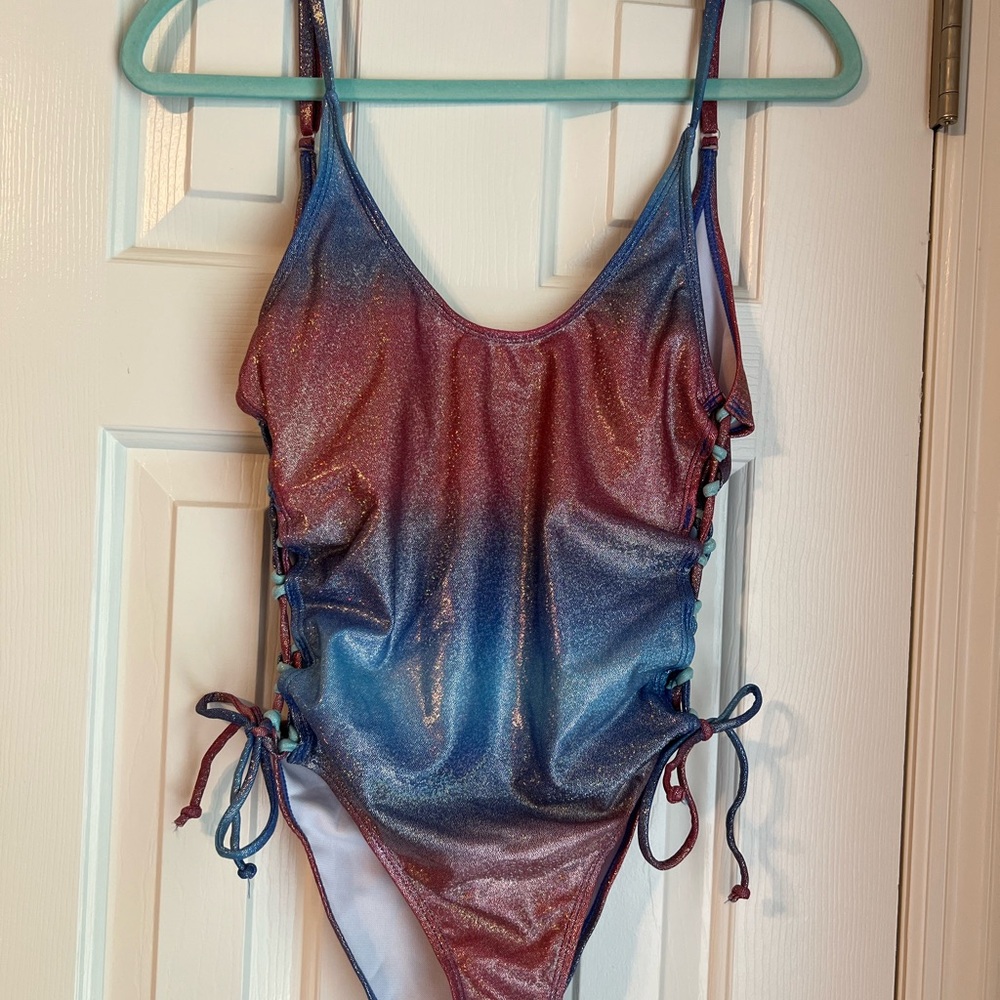 Shimmering Multicolor One-Piece Swimsuit